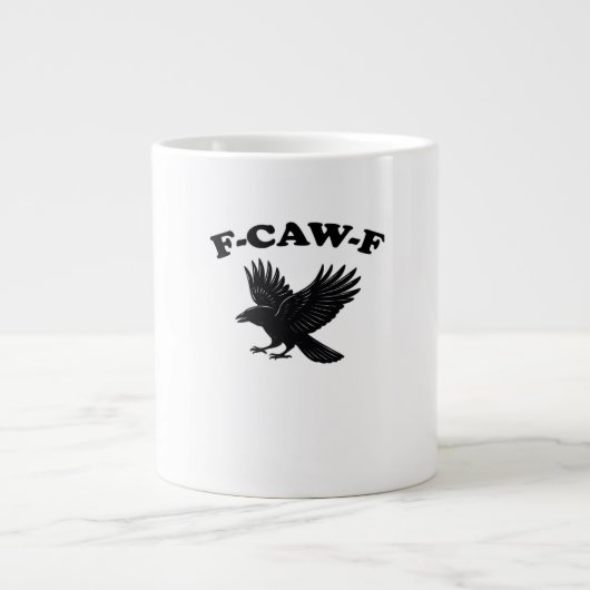F-Caw-F Creatieve Stijl Grote Koffiekop (Voorkant)