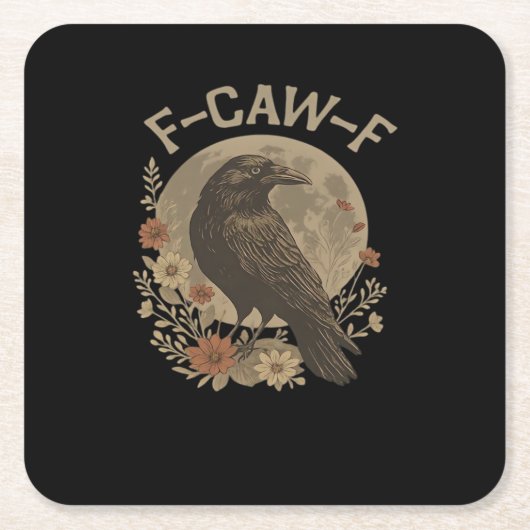 F-Caw-F Creatieve Stijl Kartonnen Onderzetters (Voorkant)