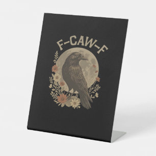 F-Caw-F Creatieve Stijl Reclamebord Met Voetstuk