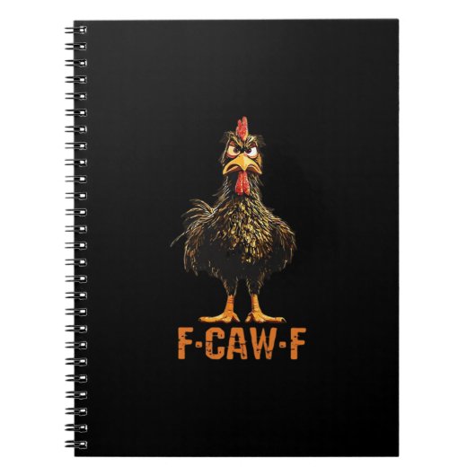 F-Caw-F Creatieve Vrijetijdskleding Notitieboek (Voorkant)