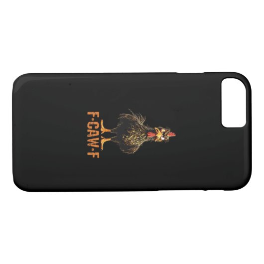 F-Caw-F Creative Casual Case-Mate iPhone Case (Achterkant (Horizontaal))