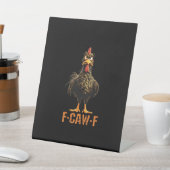 F-Caw-F Creative Casual Reclamebord Met Voetstuk (Insitu)