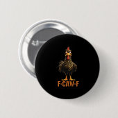 F-Caw-F Creative Casual Ronde Button 5,7 Cm (Voorkant /achterkant)