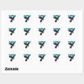 F Caw F Creative Casual Style Ronde Sticker (Vel)