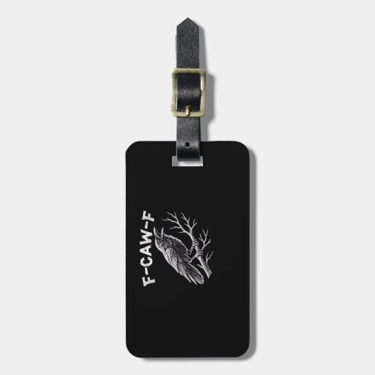 F-Caw-F Creative Style Bagagelabel (Voorkant verticaal)