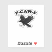 F-Caw-F Creative Style Sticker (Vel)