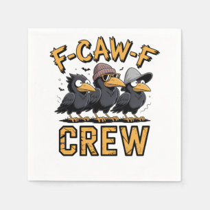 F-Caw-F Crew Grappige bij elkaar passende outfit v Servet