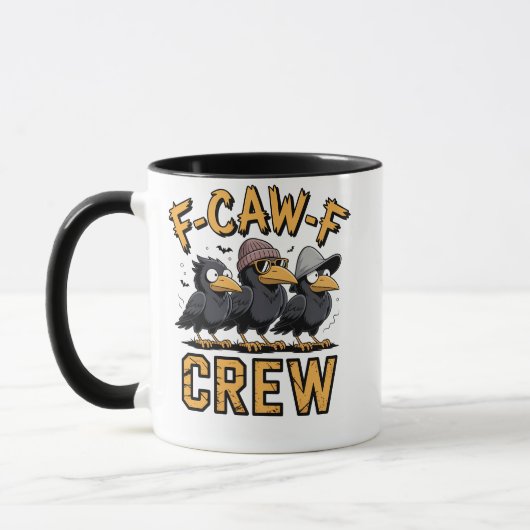 F-CAW-F Crew Grappige bijpassende neven outfit Mok (Links)