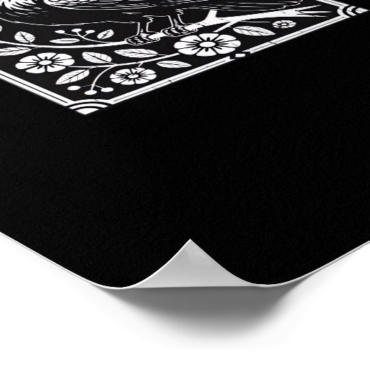 F-Caw-F Crow Aesthetic Casual Poster (Hoek)