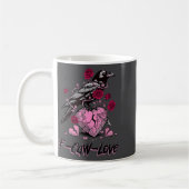 F Caw F Crow Anti Valentine's Day Dark Gothic Brok Koffiemok (Links)