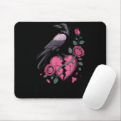 F Caw F Crow Anti Valentine's Day Dark Gothic Brok Muismat (Met muis)