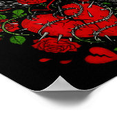 F Caw F Crow Anti Valentine's Day Dark Gothic Brok Poster (Hoek)