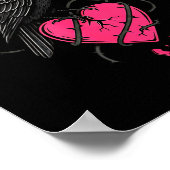 F Caw F Crow Anti Valentine's Day Dark Gothic Brok Poster (Hoek)