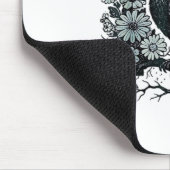 F-Caw-F Crow Bird Retro Classic Muismat (Hoek)