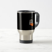 F-Caw-F Crow Classic Retro Cool Reisbeker (Voorkant rechts)