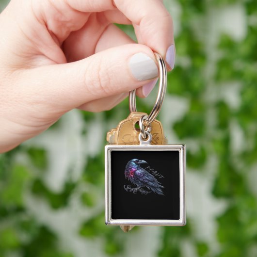 F-Caw-F Crow Classic Retro Style Sleutelhanger (Hand)