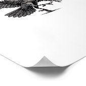 F Caw F Crow Creatieve Casual Poster (Hoek)