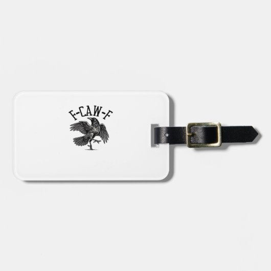 F Caw F Crow Creatieve Zondagse Kleren Bagagelabel (Voorkant horizontaal)