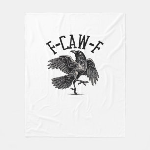 F Caw F Crow Creatieve Zondagse Kleren Fleece Deken
