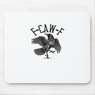 F Caw F Crow Creatieve Zondagse Kleren Muismat