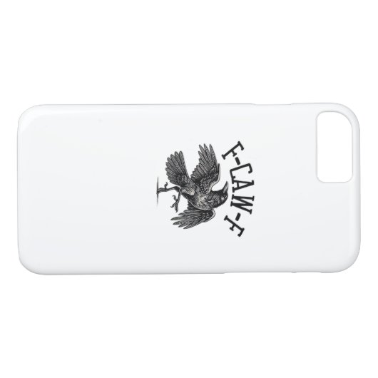 F Caw F Crow Creative Casual Case-Mate iPhone Case (Achterkant (Horizontaal))