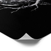 F-Caw-F Crow Funny Crow F-Caw-F Gear Creative Styl Poster (Hoek)