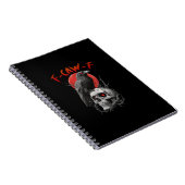 F-Caw-F Crow Funny F-Caw-F Aesthetic Design Notitieboek (Rechterzijde)