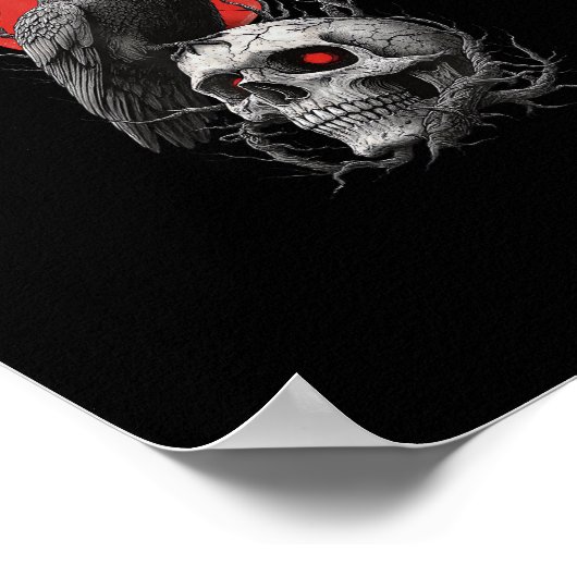 F-Caw-F Crow Funny F-Caw-F Aesthetic Design Poster (Hoek)