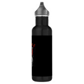 F-Caw-F Crow Funny F-Caw-F Aesthetic Design Waterfles (Rechts)