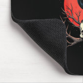 F-Caw-F Crow Funny Gothic Raven Humor Style Muismat (Hoek)