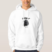 F-Caw-F Crow Funny Raven Bird Lovers Creative Styl Hoodie (Voorkant)