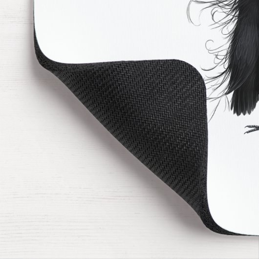 F-Caw-F Crow Funny Raven Bird Lovers Creative Styl Muismat (Hoek)