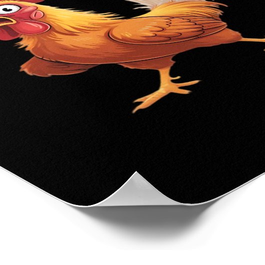 F-Caw-F Crow Gothic Funny Humor Poster (Hoek)