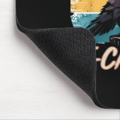 F-Caw-F Crow Humor Funny Gothic Retro Classic Muismat (Hoek)