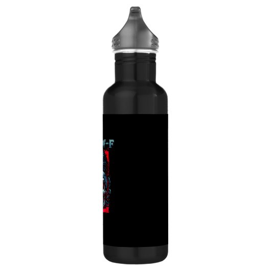 F-Caw-F Crow Humorous Graphic Waterfles (Rechts)