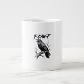 F Caw F Crow Lover Raven Meme Classic Style Grote Koffiekop (Voorkant)