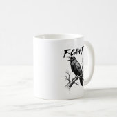 F Caw F Crow Lover Raven Meme Classic Style Koffiemok (Voorkant rechts)