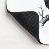 F Caw F Crow Lover Raven Meme Classic Style Muismat (Hoek)