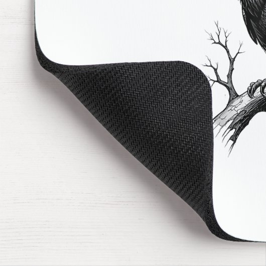 F Caw F Crow Lover Raven Meme Classic Style Muismat (Hoek)