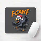 F-caw-f Crow Quote Meme - Funny Christmas Raven Hu Muismat (Met muis)
