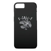 F-Caw-F Crow Retro Classic Case-Mate iPhone Case (Achterkant)