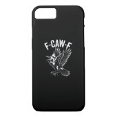F-Caw-F Crow Retro Classic Case-Mate iPhone Case (Achterkant)