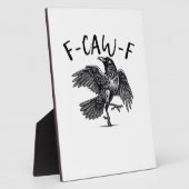 F Caw F Crow Retro Classic Style Fotoplaat (Zijkant)
