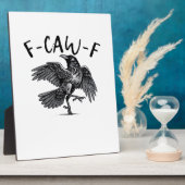 F Caw F Crow Retro Classic Style Fotoplaat (Zijkant)