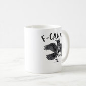 F Caw F Crow Retro Classic Style Koffiemok (Voorkant rechts)