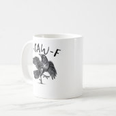 F Caw F Crow Retro Classic Style Koffiemok (Voorkant links)