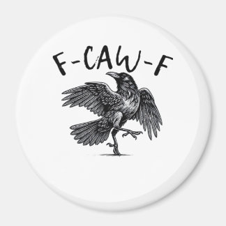 F Caw F Crow Retro Classic Style Magneet