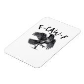 F Caw F Crow Retro Classic Style Magneet (Linkerzijde)