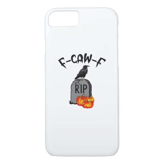 F Caw F Crow Retro Cool Case-Mate iPhone Case (Achterkant)