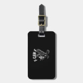 F-Caw-F Crow Retro Klassieker Bagagelabel (Voorkant verticaal)